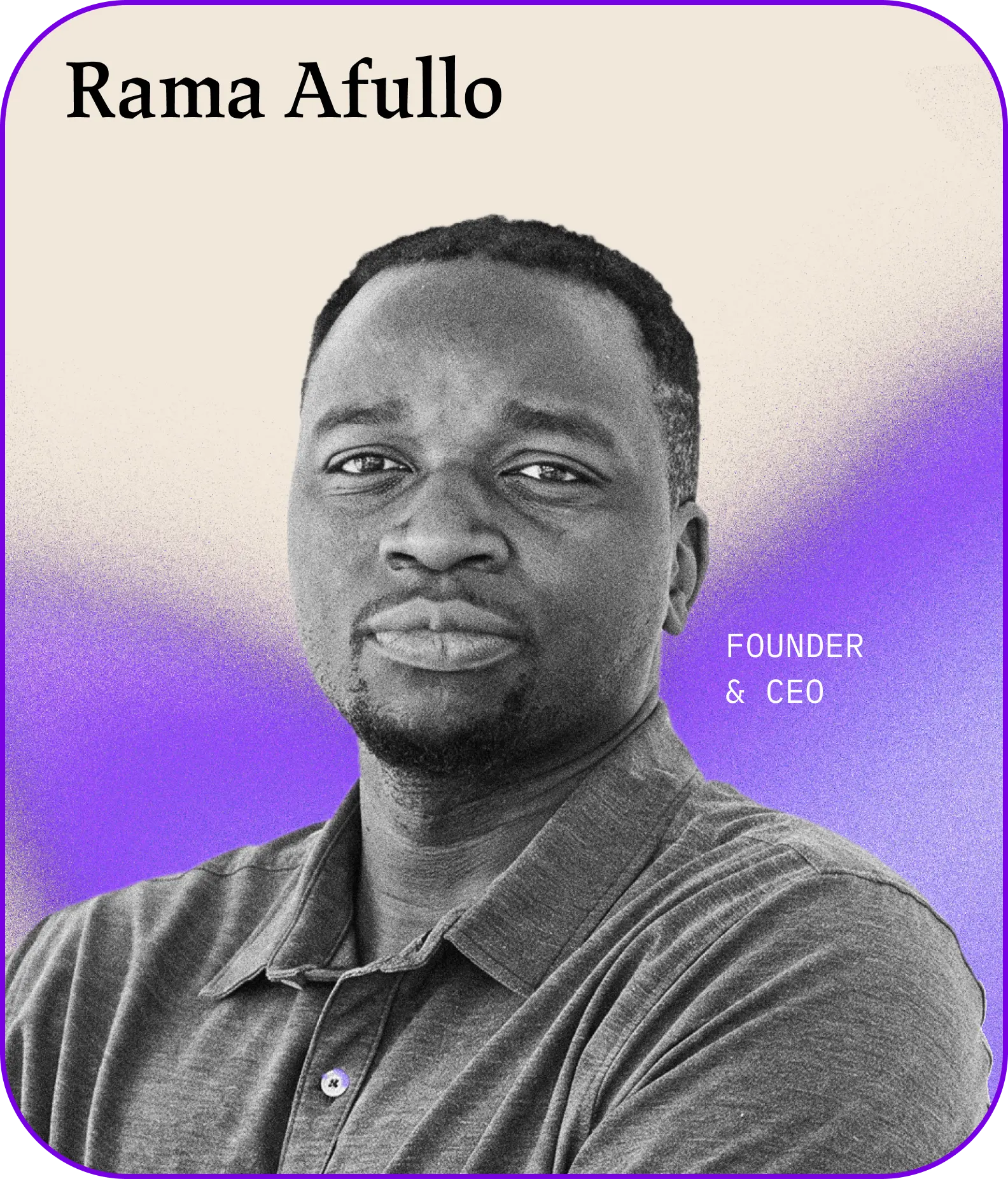 Rama Afullo, Founder & Chief Executive Officer at Satlyt